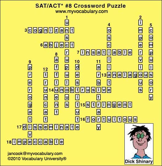 Crossword Answer Image