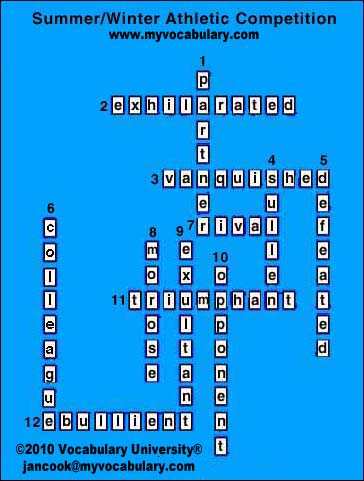 Crossword Answer Image