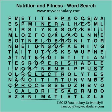 Word Search Answer Image