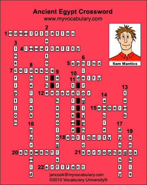 Crossword Answer Image