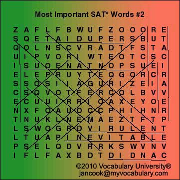 Word Search Answer Image