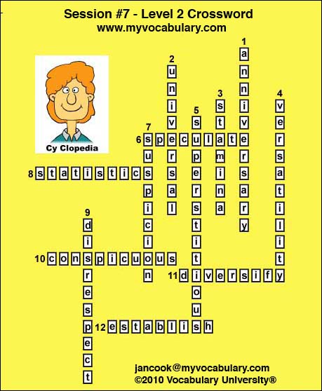 Crossword Answer Image