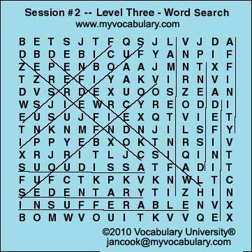 Word Search Answer Image