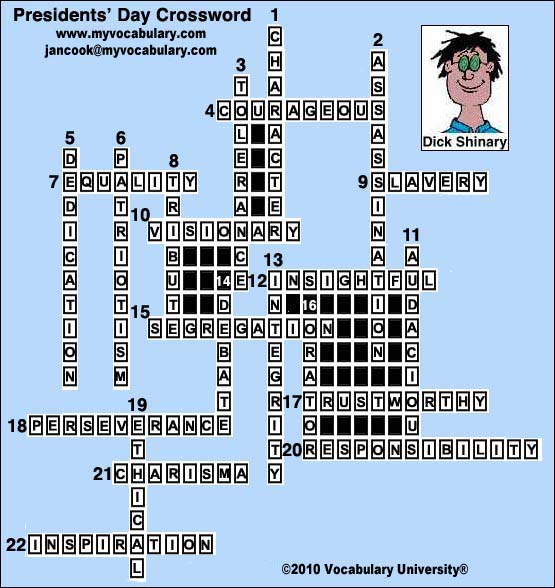 Crossword Answer Image