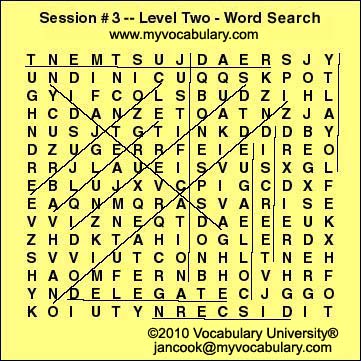 Word Search Answer Image