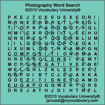 Word Search Answer Image