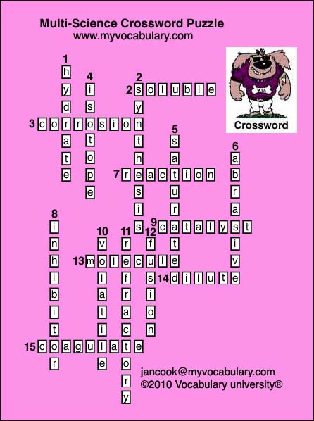 Crossword Answer Image