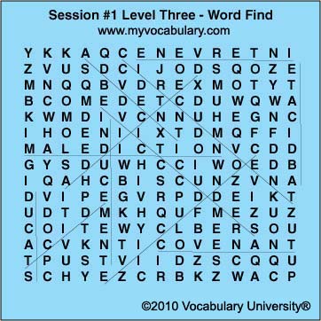 Word Search Answer Image