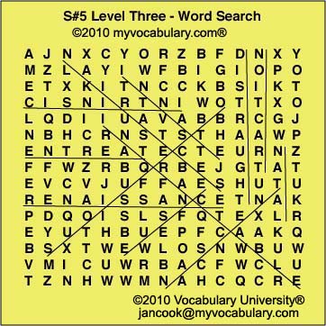 Word Search Answer Image