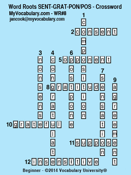 Crossword Answer Image