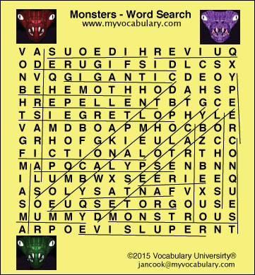 Word Search Answer Image