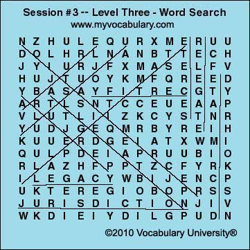 Word Search Answer Image