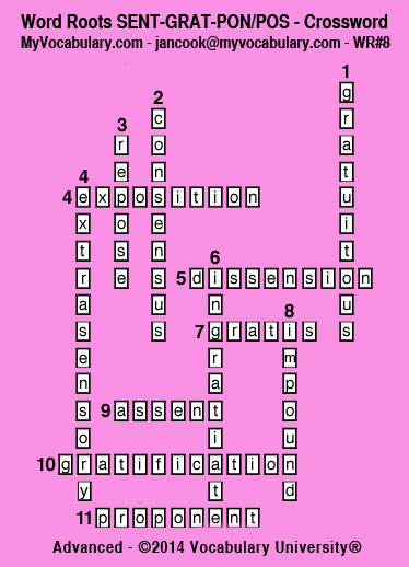 Crossword Answer Image