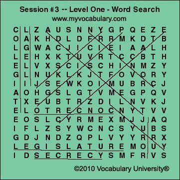 Word Search Answer Image